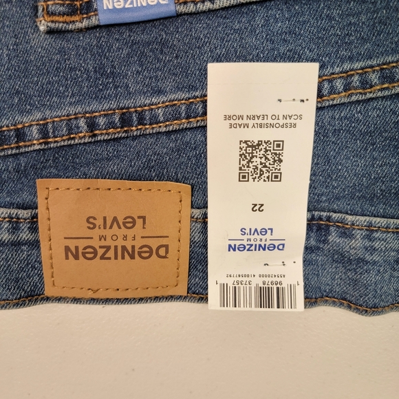 Denizen From Levi's Vintage 90s Loose Straight Jeans Size 22W - Picture 6 of 8